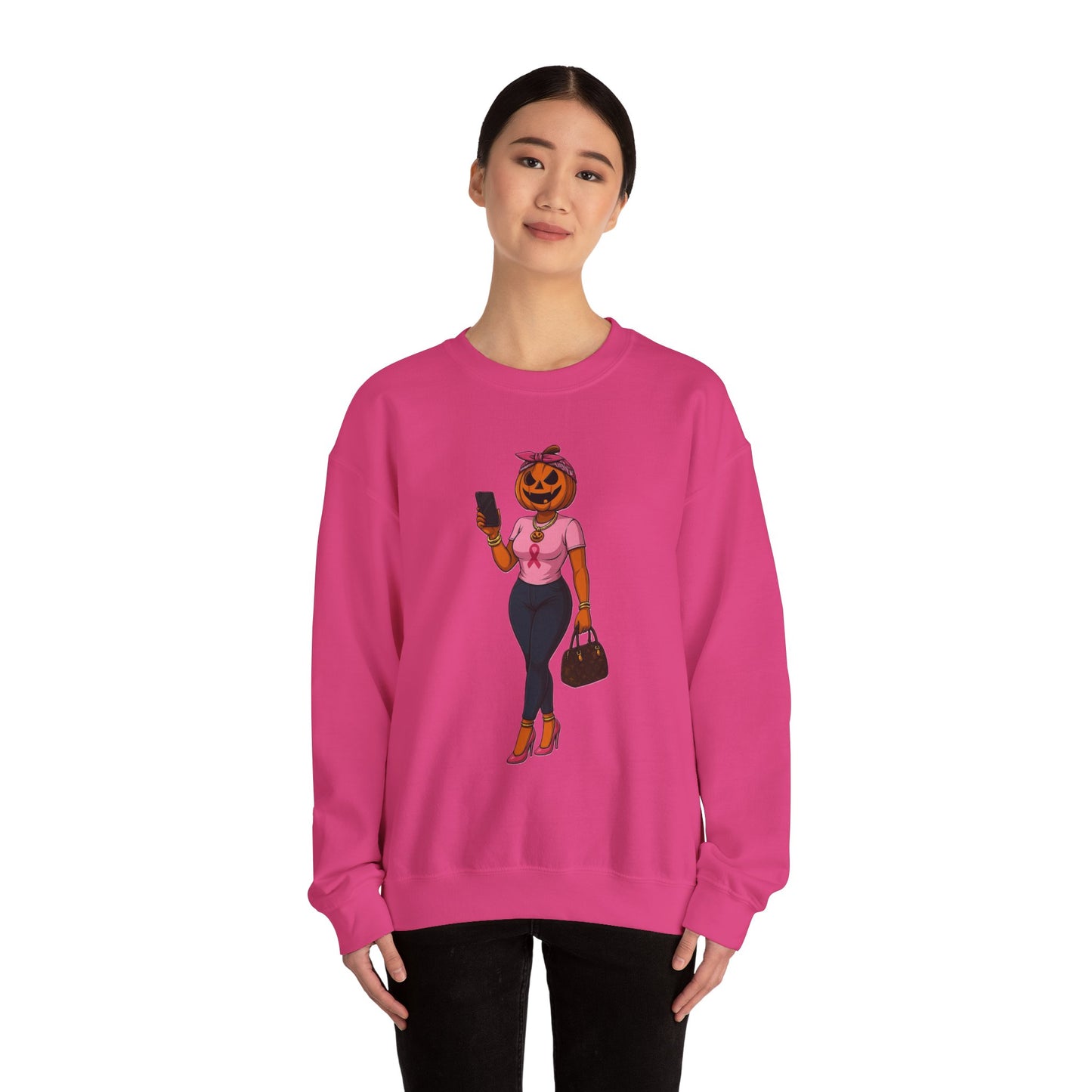 Miss Pumpkin Awareness Edition - Unisex Crewneck Sweatshirt