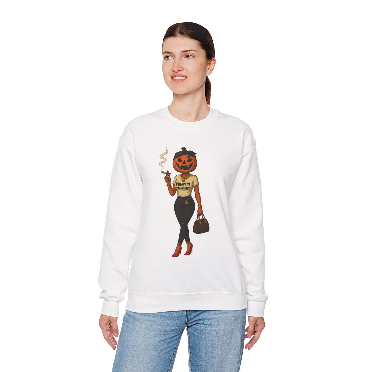 Miss Pumpkin Sassy Edition - Unisex Crewneck Sweatshirt