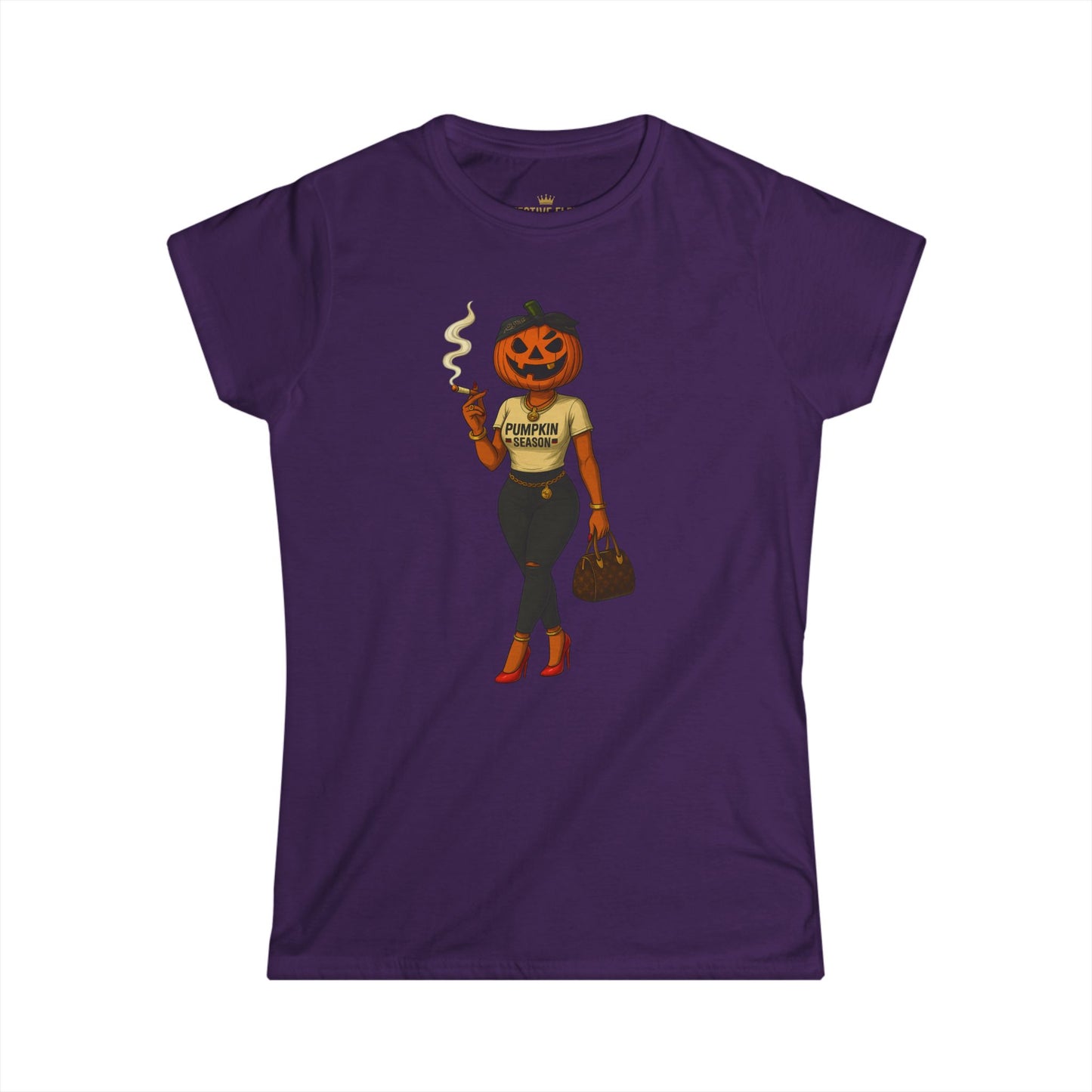 Miss Pumpkin Sassy Edition - Women’s Fitted Tee