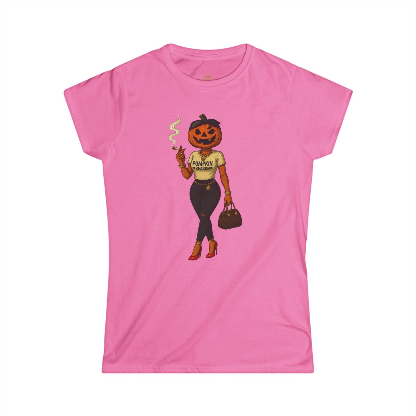 Miss Pumpkin Sassy Edition - Women’s Fitted Tee
