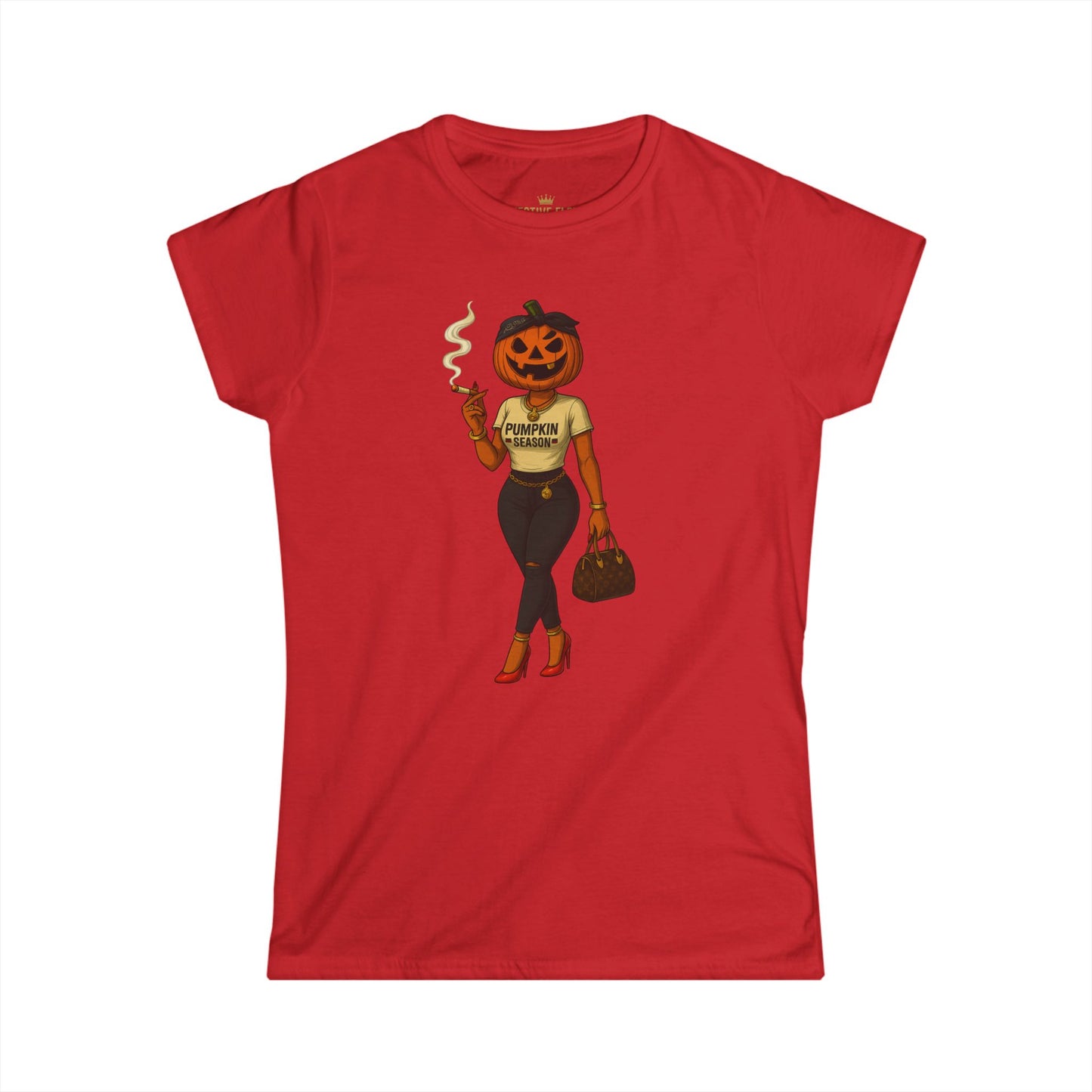 Miss Pumpkin Sassy Edition - Women’s Fitted Tee