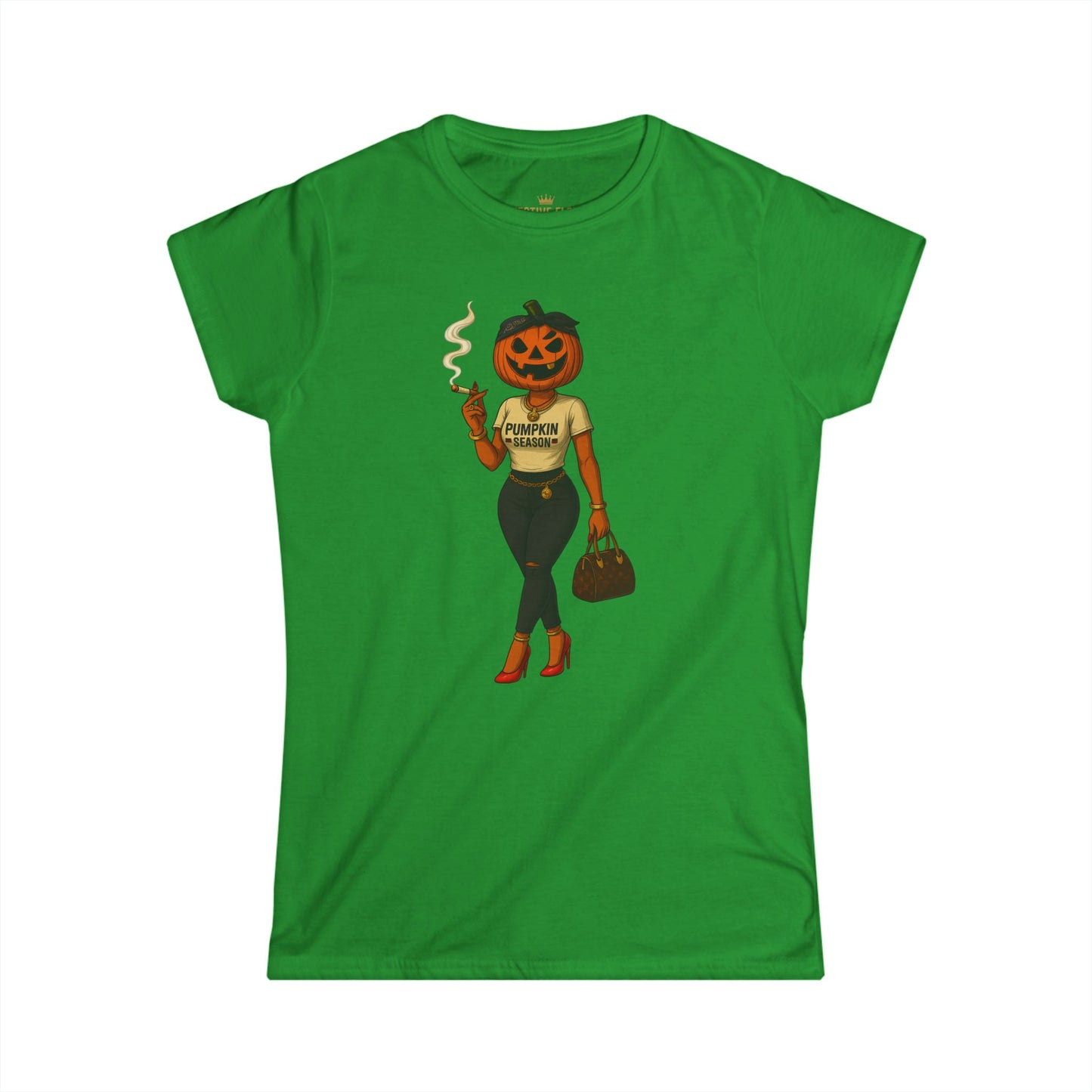 Miss Pumpkin Sassy Edition - Women’s Fitted Tee