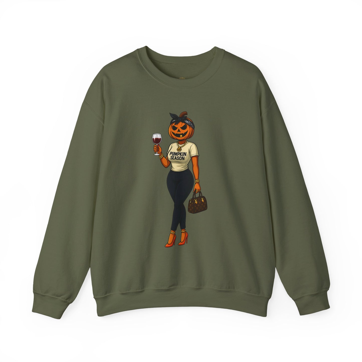 Miss Pumpkin Wine Edition - Unisex Crewneck Sweatshirt