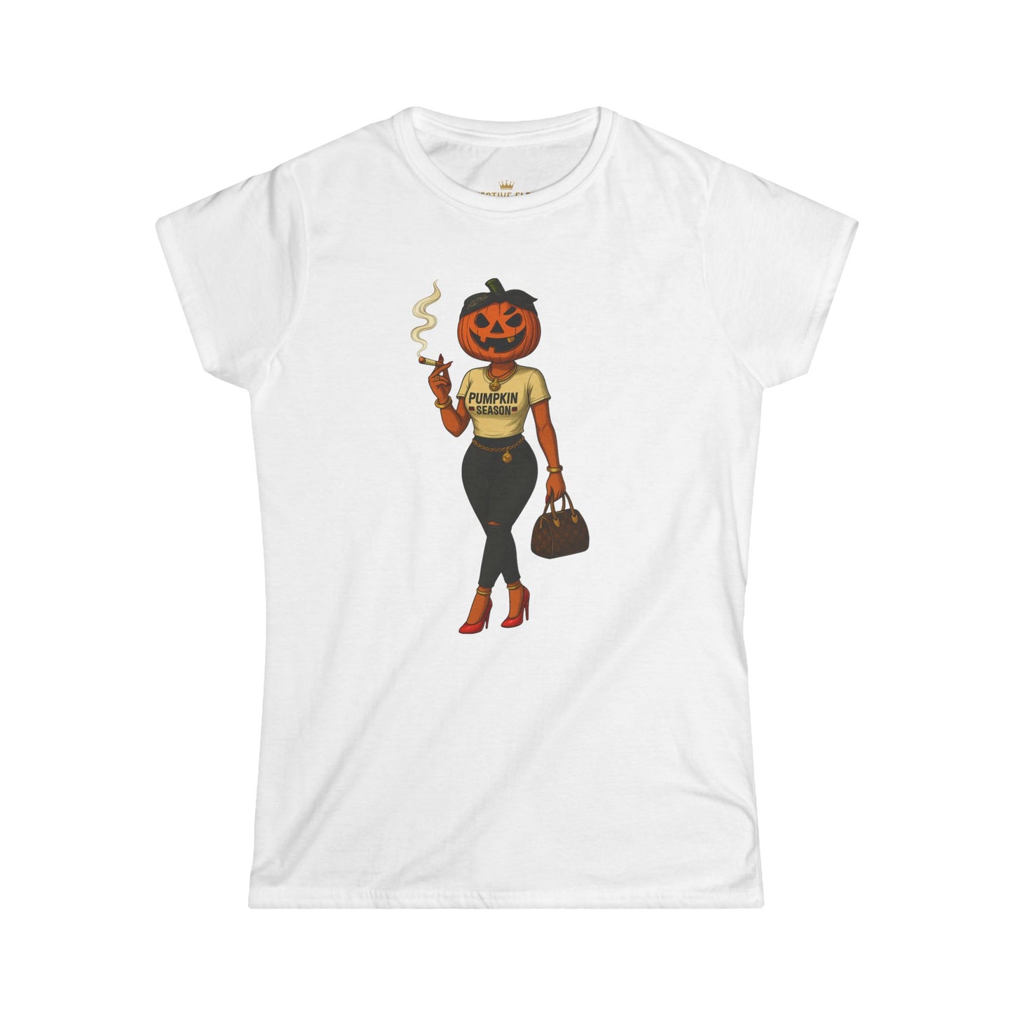 Miss Pumpkin Sassy Edition - Women’s Fitted Tee