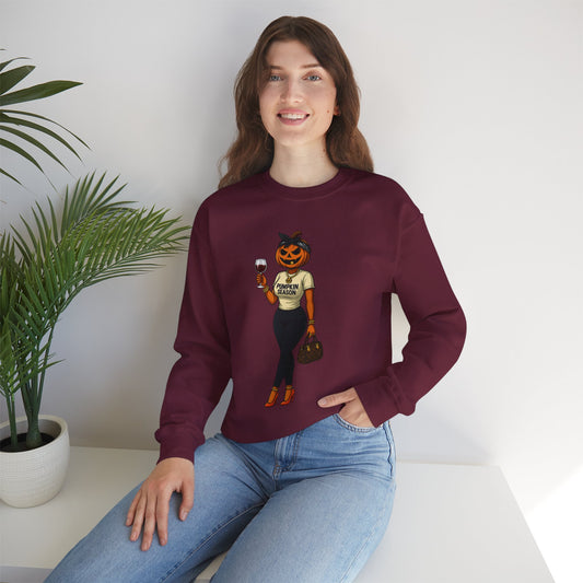 Miss Pumpkin Wine Edition - Unisex Crewneck Sweatshirt