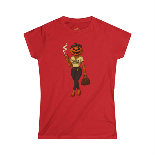 Miss Pumpkin Sassy Edition - Women’s Fitted Tee